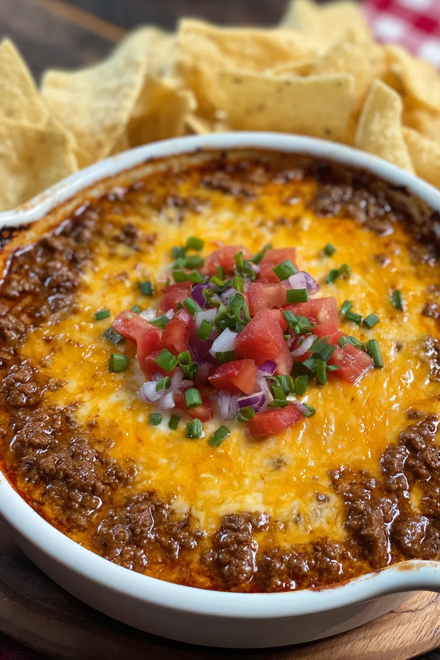 Chili Cheese Dip – Cooking With Laura