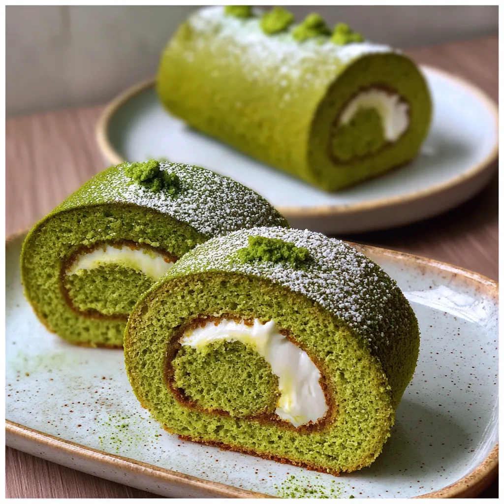 Matcha Roll Cake – Cooking With Laura